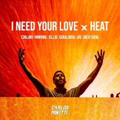 Calvin Harris, Ellie Goulding Vs Vicetone - I Need Your Love (Minetti 'Heat' Edit)