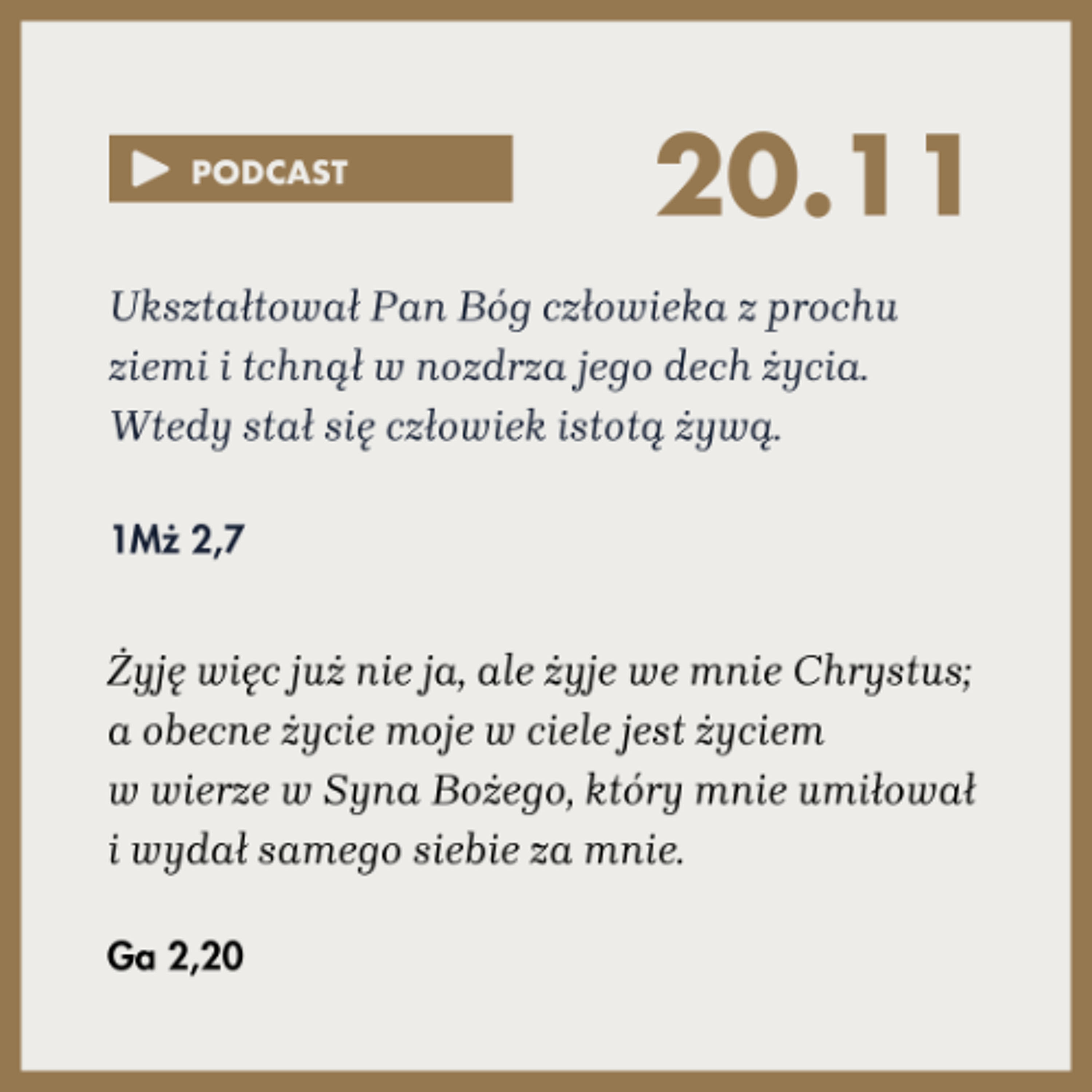 Poranek ze Słowem na 20 listopada 2025 episode artwork