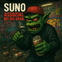 Assozial bis in Grab