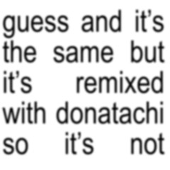 Guess (it's a bad dream)