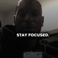 It's time to stay focused. David Goggins  notomotivation