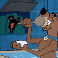 Scooby Doo, caught brushing his teeth, regrets the day he learnt how to talk