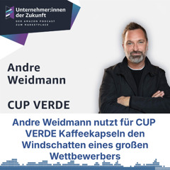 Andre Weidmann nutzt für Cup Verde Kaffeekapseln den Windschatten eines großen Wettbewerbers
