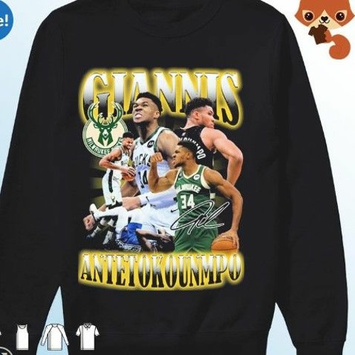 Milwaukee bucks giannis antetokounmpo t shirt sales