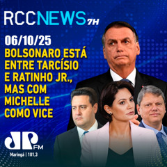 Bolsonaro está entre Tarcísio e Ratinho Jr., mas com Michelle como vice