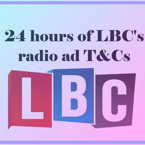 24 hours of radio commercials - just the ad warnings!