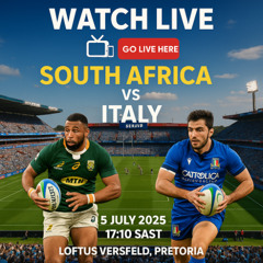 Rugby Live Stream South Africa Italy