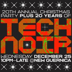 Matt Radovich DJing Technoir 20th Xmas Birthday Dec 2024