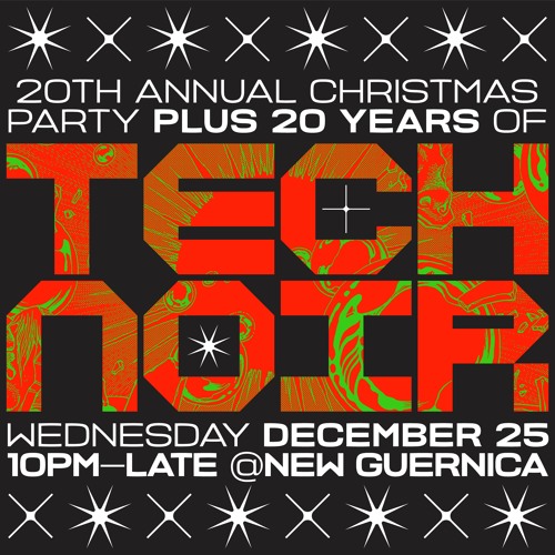 Matt Radovich DJing Technoir 20th Xmas Birthday Dec 2024