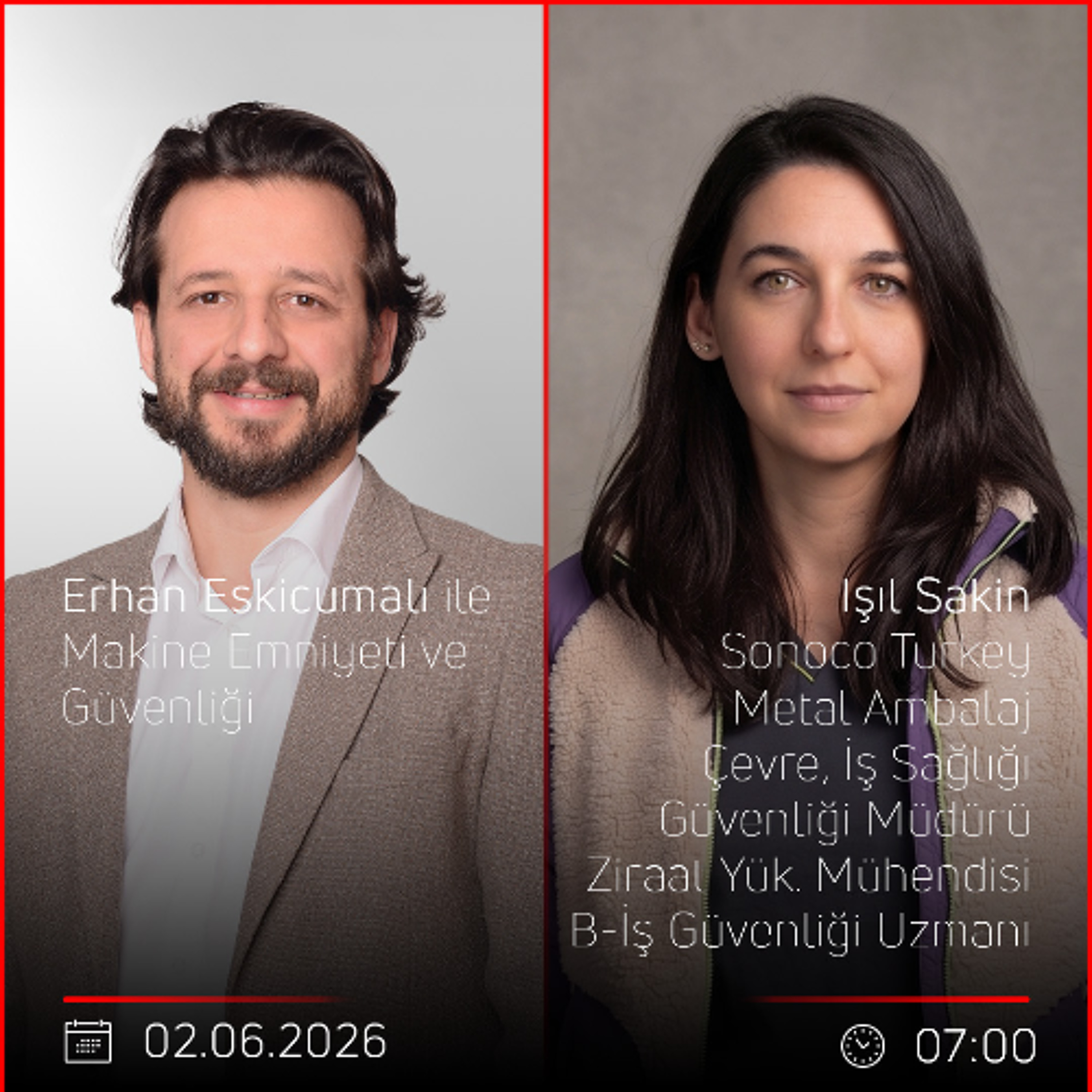 Işıl Sakin – Erhan Eskicumalı ile Makine Emniyeti ve Güvenliği episode artwork