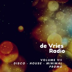 de Vries Radio Volume VII - (Warm Up Promo Mix: Disco, House, Minimal)