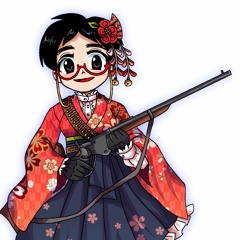 Oriental Girl With Western Artillery (Touhou Style Original)