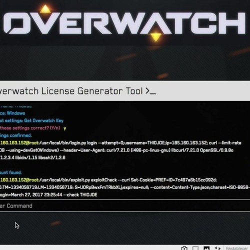 Stream Overwatch Serial Key Generator (PC,PS4,Xbox ONE) ((EXCLUSIVE)) from Listen for free on SoundCloud
