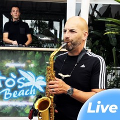 Live Cedric Salander feat. Paco Dorta Sax @ Tito´s Beach (Puerto de la Cruz, Tenerife, Spain)