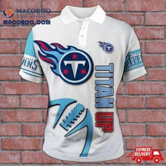 Tennessee Titans Zigzag Casual Polo Shirt Gift For Fans