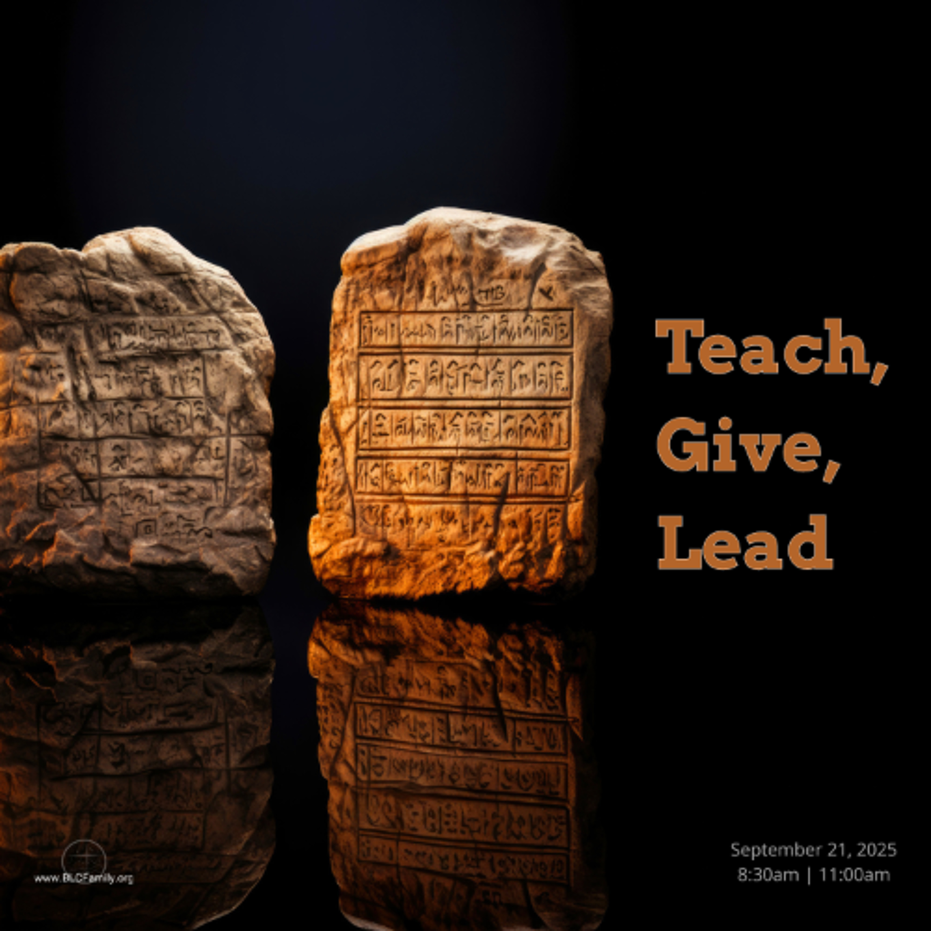 Teach, Give, Lead