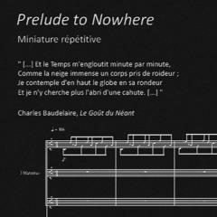 Prelude To Nowhere