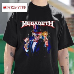 Megadeth Skeleton 4th Of July Shirt