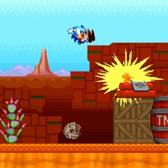 Sonic Robo Blast 2 - Arid Canyon Zone Act 1
