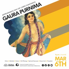Vraja Gopi Vishaka - Gaura Purnima - Gauranga Tumi More - 3.6.2023