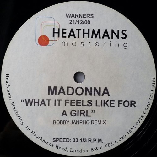 Madonna - What It Feel Like For A Girl (Bobby Janpho's Remix)