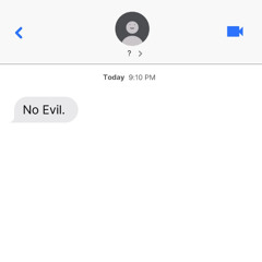 NO EVIL
