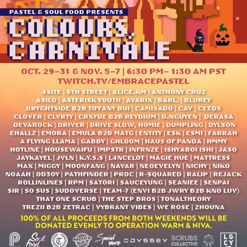 PASTEL DIGITAL STREAM: COLOURS CARNIVALE
