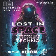 LOST IN SPACE: Melodic/Peaktime Techno ✯ [LIVE SET]