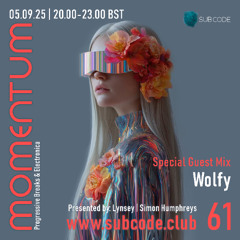 Momentum 61 September 25 Ft Tom Middleton, Lostep, Wolfframm, Lee Jordan & Sampha