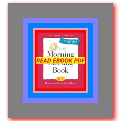 Read [ebook](PDF) The Morning Meeting Book  by Roxann Kriete