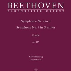 READ [EPUB KINDLE PDF EBOOK] Symphony No.9 in D minor Op.125. Finale (Vocal Score) (German Edition)