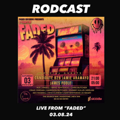 RODCAST007 - Sam Whiterod B2B Brad Whiterod LIVE @ FADED [03.08.24]