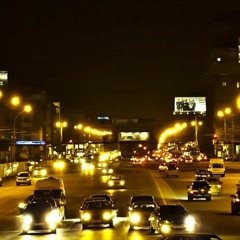 Novosibirsk Night Street