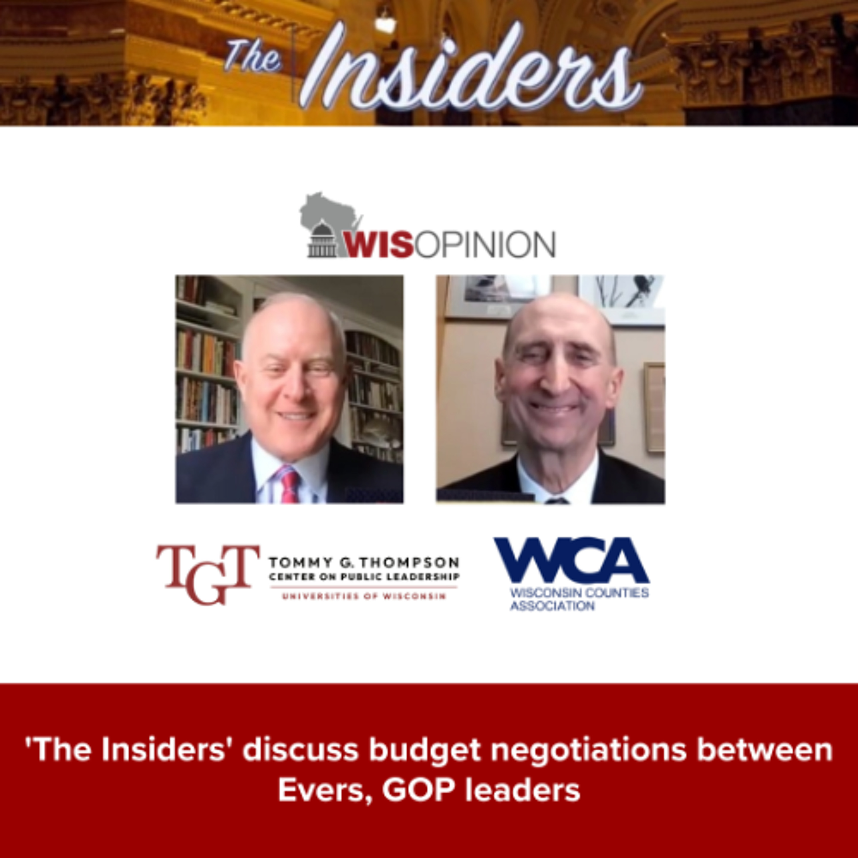 WisOpinion: 'The Insiders' discuss budget negotiations between Evers, GOP leaders episode artwork