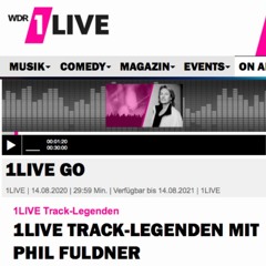 1LIVE Track Legenden - mit Phil Fuldner - 14.08.2020