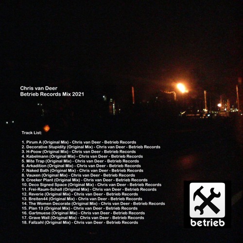DJ Chris van Deer @ Betrieb Records Mix 2021