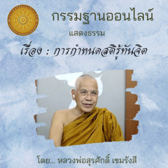 การกำหนดสติรู้ทันจิต 441220