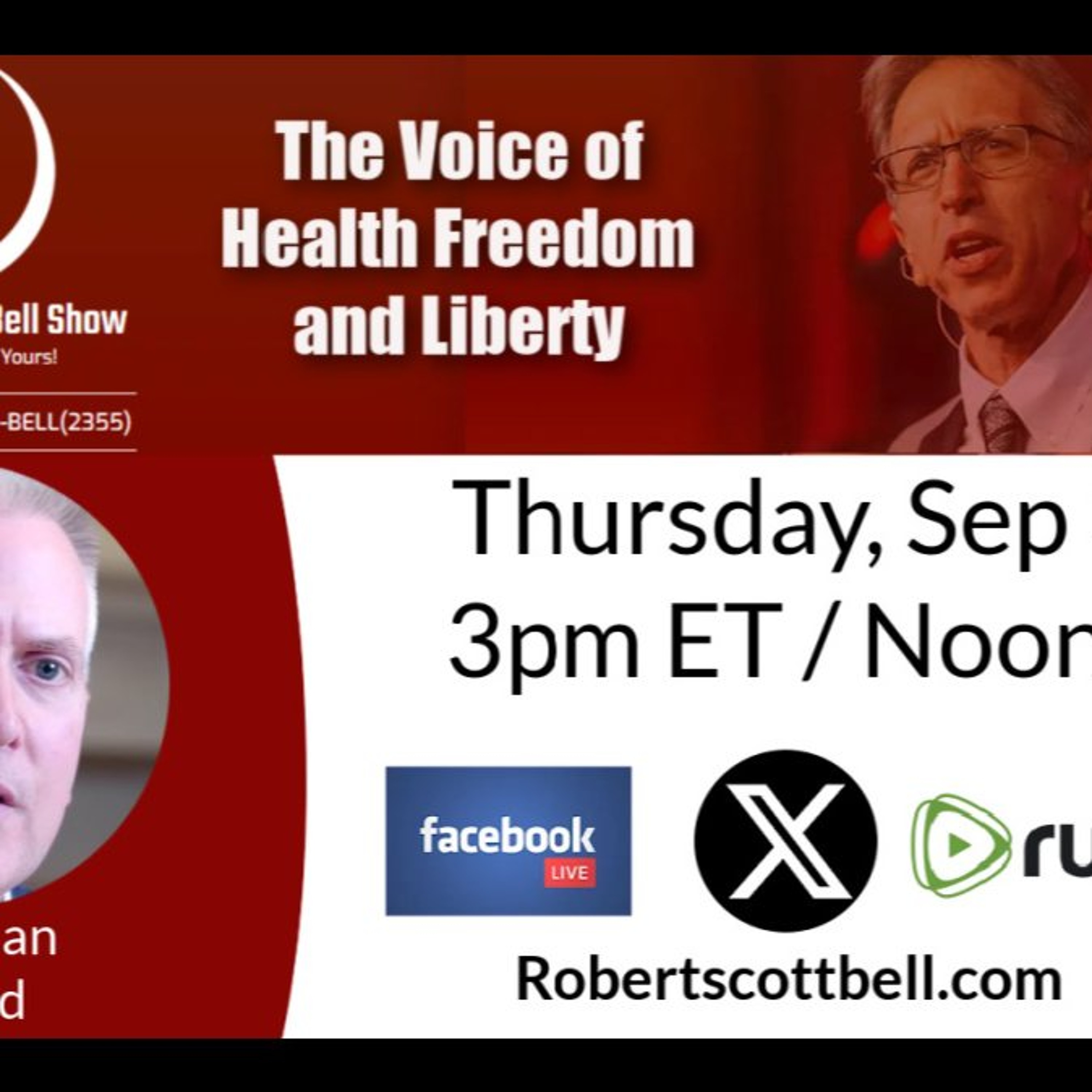LIVE from IAOMT, Jonathan Emord, COVID Accountability, Dr. Robert Malone, Homesteading for Health One Farm Family’s Guide to Food, Land, and Self-Sufficiency - The RSB Show 9-3-26
