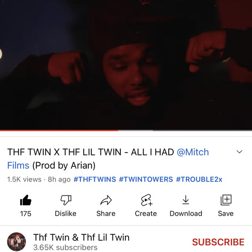 THF TWIN X THF LIL TWIN - ALL I HAD