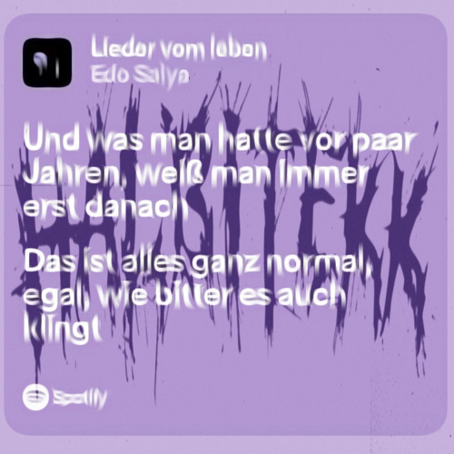 Edo Saiya - Lieder vom leben // HARDTEKK