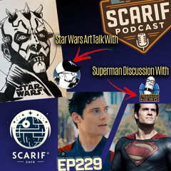 EP229 Cafe Superman and Star Wars Art