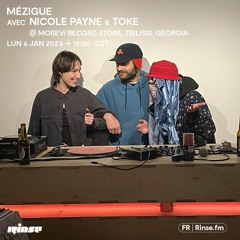 Mézigue avec Nicole Payne & Toke @ Morevi Record Store, Tbilissi, Georgia - 06 Février 2023