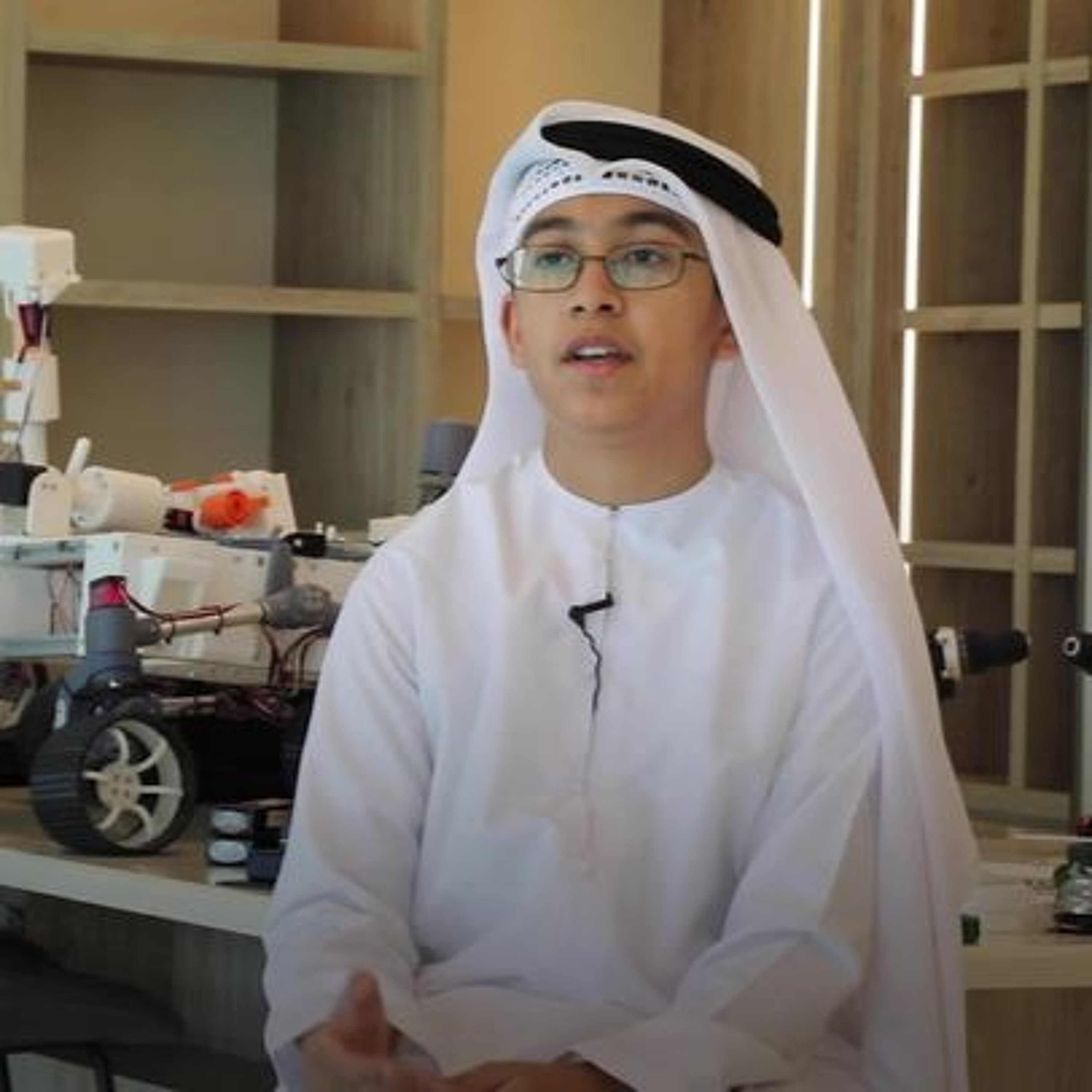 Emirati teenager wins international gold for designing robot that acts as family doctor episode artwork