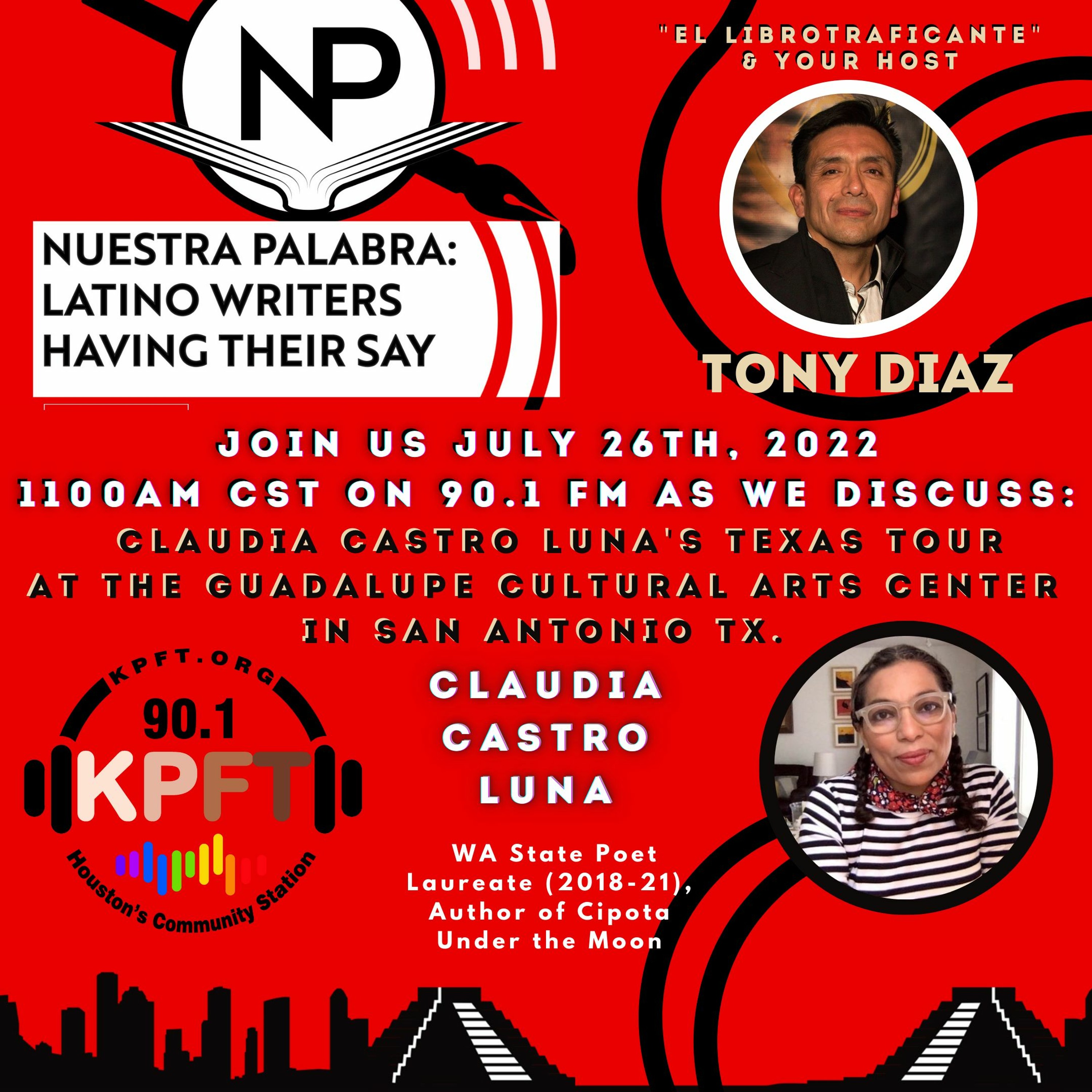 Nuestra Palabra: Latino Writers Have Their Say w/ Tony Diaz