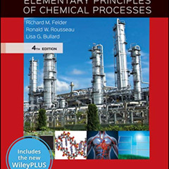[View] PDF 📜 Elementary Principles of Chemical Processes, WileyPLUS NextGen Card wit