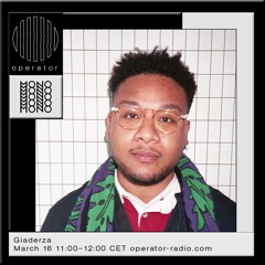 Giaderza - MONO x Operator Fundraiser - 16th March 2021