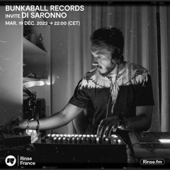 Bunkaball Records invite Di Saronno - 19 Décembre 2023