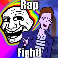 Trollface vs Rick Astley-Rap Fight!