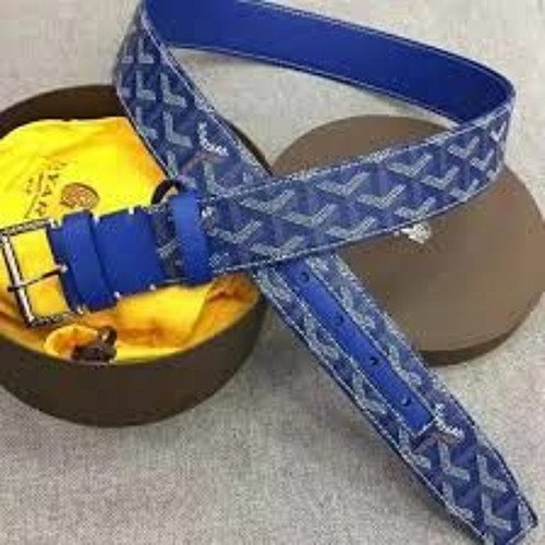 goyard belt blue