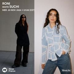 RONI invite SUCHI - 20 Novembre 2024